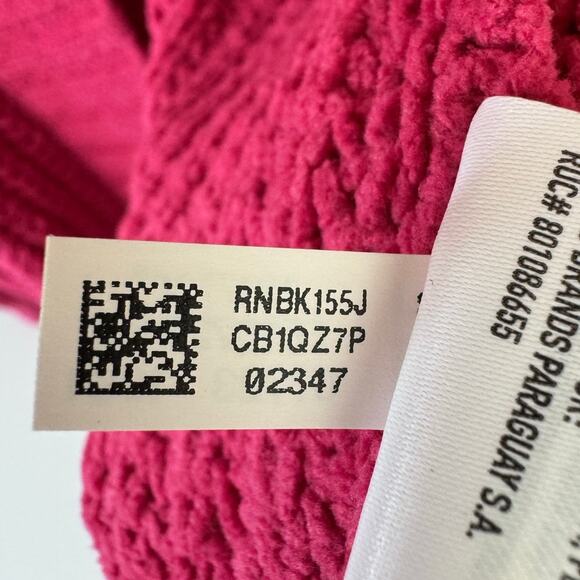 AE American Eagle Slouchy Chenille Pink Cardigan Womens Sz M - Picture 6 of 6